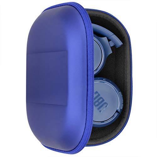Geekria Ultra쉘 headphoneCase for JBL Tune500BT, T500BT, TUNE600BT, T600BTNC, T600BT, T450BT, E45BT, 실천하기 400BT 헤드폰 보호 하드 쉘 여행용 캐링 Bag with Room for 부속 (Blue)