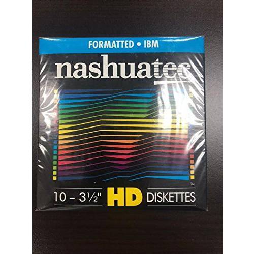 Nashuatec 고 농도 HD 2-Sided 3.5 Diskette 포맷 10 Diskettes Per Pack For 스토리지 Data