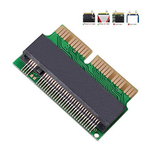 M.2 NVME SSD 변환 Adapter, 12+ 16pin M.2 NGFF M-Key SSD 변환 카드 for 맥북 에어 프로 레티나 Mid 2013 2014 2015 2016 2017, NVME AHCI SSD 	업그레이드된 Kit for A1465 A1466 A1398 A1502