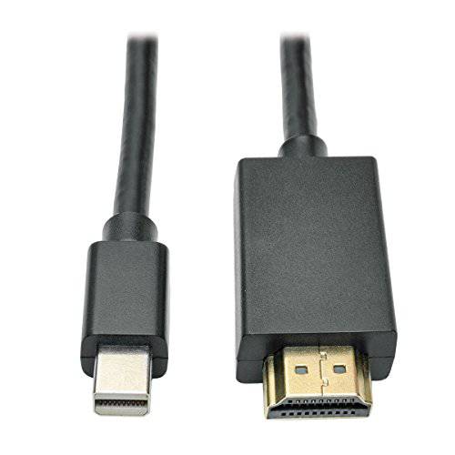 Tripp Lite 미니DisplayPort, 미니 DP to HD 케이블 Adapter, MDP to HDMI (M/ M), MDP2HDMI, 1080p, 6 ft. (P586-006-HDMI), 블랙