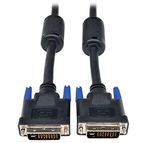 Tripp Lite DVI-I 이중 Link 디지털 and 아날로그 모니터 케이블 (DVI-I M/ M), 2560 x 1600, 6-ft.(P560-006-DLI), 블랙