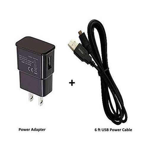 firePower USB 파워 어댑터+ 6-Ft USB 케이블 for 파이어 TV 스틱