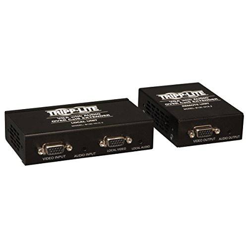 Tripp Lite VGA with 오디오 over Cat5/ Cat6 Extender, 송신기 and 블루투스리시버 with EDID Copy, 1920x1440 at 60Hz(B130-101A-2)