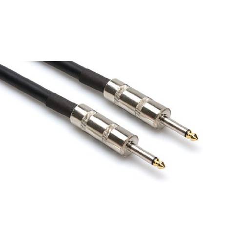 Hosa SKJ 날 스피커 Cables Neutrik 1/ 4 Inch TS - (10 Feet) (Black)