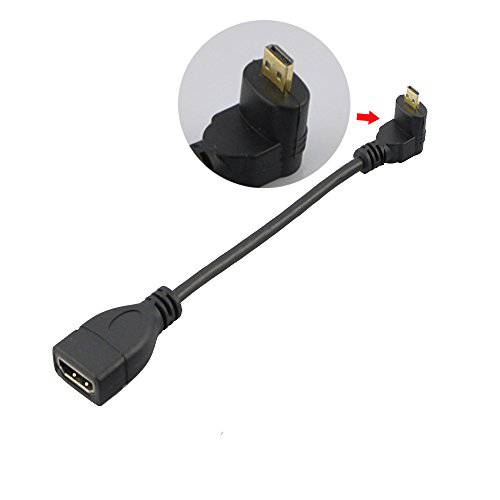 Seadream 6 15CM 90 도 미니 HDMI Down-Toward Male to HDMI Female 케이블 변환기 커넥터 (Down-Toward)