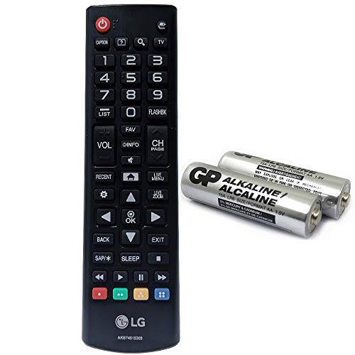 AKB74915305 교체용 TV Remote for LG TV 49UH6030 43UH6100 43UH6030 49UH6100 49UH6090 55UH6090 43UH6500 49UH6500 50UH5530 55UH6150 50UH5500 55UH6030 60uh6150 60uh6550 with GP 알칼리 2 Batteries