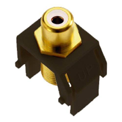 Legrand - On-Q WP3461BR RCA to FConnector, 브라운