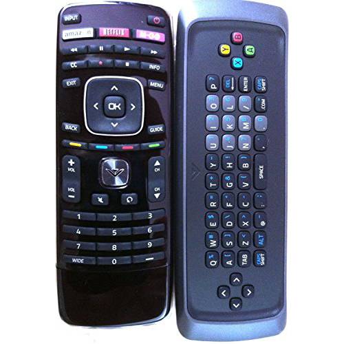 VIZIO XRT302 QWERTY 키보드 원격 for M650VSE M550VSE M470VSE M-GO TV Internet TV-60 Days 워런티
