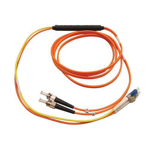 Tripp Lite Fiber Optic 모드 헤어컨디셔너 패치 케이블 (ST/ LC), 3M (10-ft.)(N422-03M)
