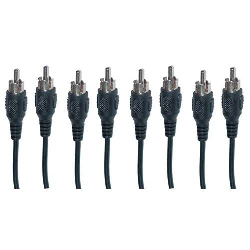 4 pack, 12 Feet RCA Audio/ 영상 Male to Male 케이블, CNE461439