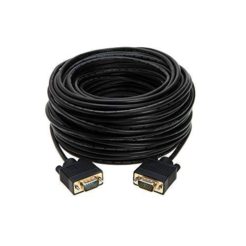 Cables Direct Online 100FT SVGA 모니터 케이블, Male to Male 1080P 슈퍼 VGA 디스플레이 케이블 for PC 프로젝터 노트북 TV