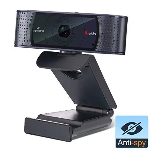 웹카메라 1080P HD 스트리밍 카메라 for 게이밍 Stream/ Conferencing/ 영상 Recording/ 오토포커스 웹 카메라 with 마이크,마이크로폰 for 윈도우 10 iOS 엑스박스 원 Linux