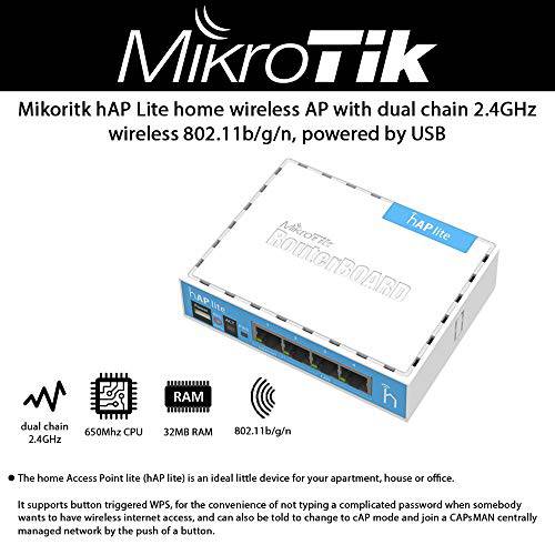 MikroTik RB941-2nD RouterBoard hAP lite 2.4GHz 홈 액세스 Point lite