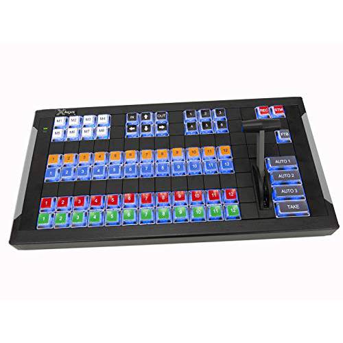 X-keys 영상 변환기 Kit for vMix (124 Key, T-bar)