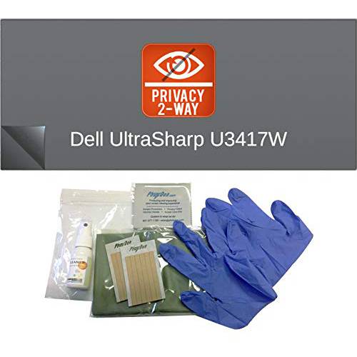 Photodon Tab 부착식 프라이버시 필터 for Dell UltraSharp U3417W 34-inch Curved 모니터 with 프라이버시 필터 Installation kit