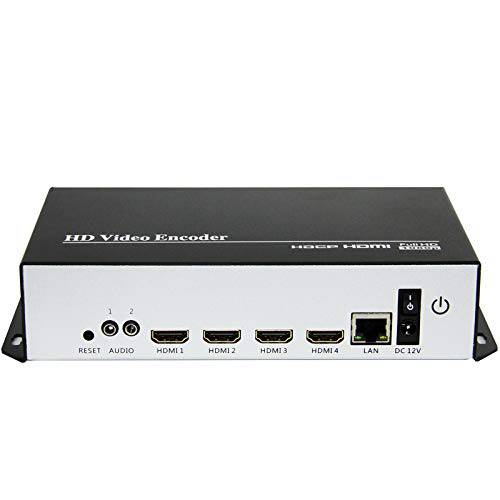URayCoder 4K UHD 4 채널 HEVC H.265 H.264 HDMI IP 비디오 스트리밍 Encoder 라이브 방송 RTMP RTMPS Encoder IPTV Encoder HDMI to RTSP RTMP RTMPS SRT UDP M3U8 HTTP HLS H.265 H.264