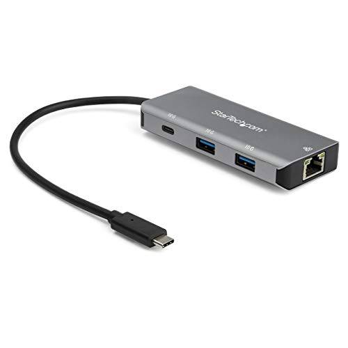 StarTech.com 3- 포트 USB-C 허브 with 랜 포트 - 10Gbps - 2X USB-A& 1x USB-C (HB31C2A1CGB)