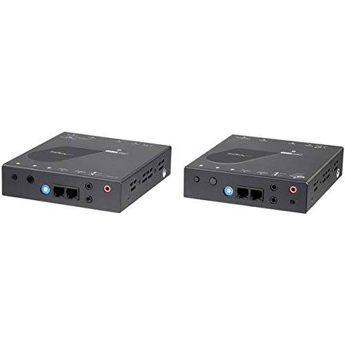 brandnameeng.com HDMI Over IP 연장 Kit with 영상 벽면 지원하다 - 1080p - HDMI Over Cat5/ Cat6 송신기 and 블루투스리시버 Kit (ST12MHDLAN2K)