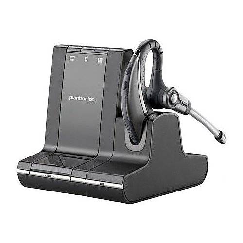 Plantronics (83543-11) Savi 3 인 1 Over the 귀 헤드폰,헤드셋 for Your PC, 휴대용 and 데스크 폰