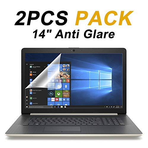 2-Pack FORITO 14 Inch 노트북 Anti Glare(Matte) 화면보호필름, 액정보호필름 커버 for 모든 16:9 Aspect 비율 Laptop, 스크레치 Proof, Dust-Proof and 지문인식 내구성