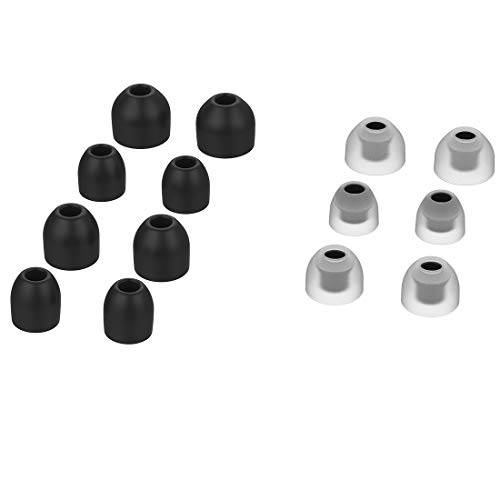 MOTONG for 소니 WF-1000XM3 실리콘 이어팁 Accessories, 실리콘 보호 이어폰 귀 펜촉 케이스 커버 for 소니 WF-1000XM3 Truly 무선 노이즈캔슬링, 노캔 Headphones(Silicone Black)