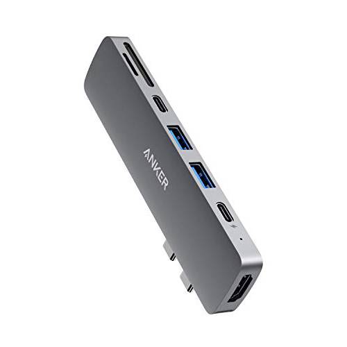 Anker USB C 허브 for MacBook, PowerExpand 다이렉트 7-in-2 USB C Adapter, with 썬더볼트 3 USB C Port(100W 파워 Delivery), 4K HDMI Port, USB C and USB A 3.0 Data Ports, SD and 마이크로SD 카드 리더,리더기
