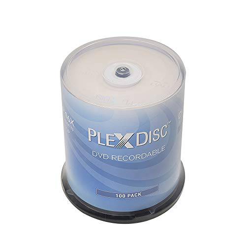 PlexDisc DVD-R 4.7GB 16x 기록가능 Media 디스크 - 100 디스크 Spindle (FFP) 632-815-BX