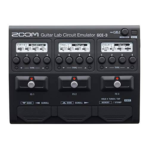 Zoom GCE-3 기타 Lab 회로 Emulator, 컴팩트 USB 오디오 인터페이스 Emulation of Zoom  효과 Processors using 기타 Lab 소프트웨어