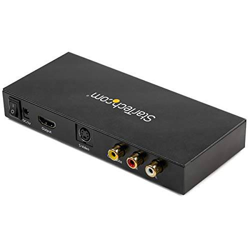 brandnameeng.com S-Video or 컴포지트, Composite to HDMI 컨버터 with 오디오 - 720p -  NTSC&   PAL - 비슷한물건 to HDMI Upscaler -  맥&  윈도우 (VID2HDCON2)