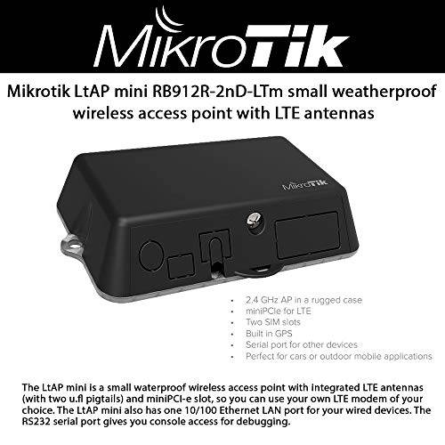 Mikrotik LtAP 미니 RB912R-2nD-LTm small weatherproof 무선 액세스 point with LTE 안테나