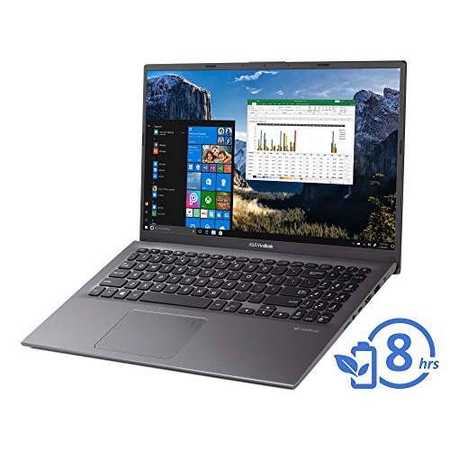 ASUS VivoBook F512DA Laptop, 15.6 FHD Display, AMD 라이젠 3 3200U 까지 3.5GHz, 4GB RAM, 128GB SSD, Vega 3, HDMI, 카드 Reader, Wi-Fi, Bluetooth, 윈도우 10 홈