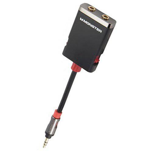 Monster iSplitter 1000 Y-Splitter with 볼륨 Control/ 음소거 for iPod 앤 iPhone