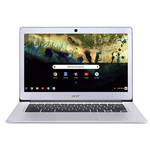 Acer Chromebook 14 CB3-431-C99D, Intel Celeron N3060, 14 HD 디스플레이, 4GB LPDDR3, 16GB eMMC, 메탈 Chassis, Sparkly 실버, 구글 Chrome