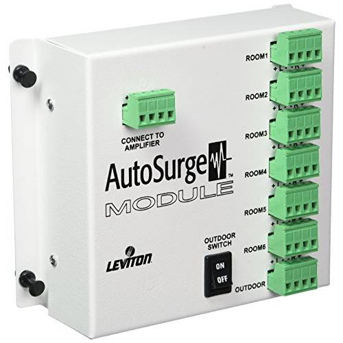 Leviton LBASP by 보스 7-Zone 스피커 AutoSurge 오디오 분배 모듈