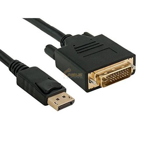 케이블 Leader 금도금 고급 DisplayPort,DP to DVI Male to Male 케이블 28AWG 3ft