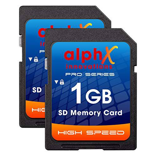 AlphX Innovations 1gb SD Card, 팩 of 2