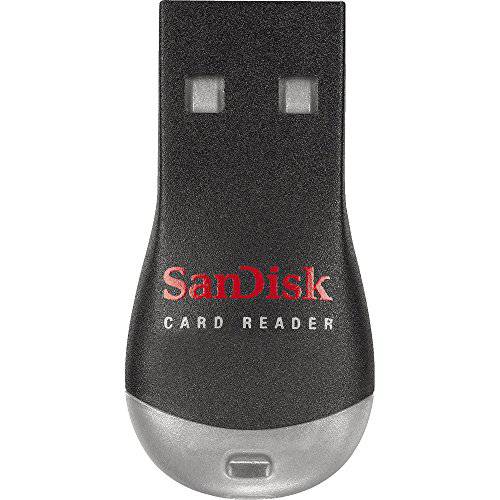 SanDisk SDDR-121-A11M MobileMate 마이크로 메모리 카드 리더,리더기 Red Black