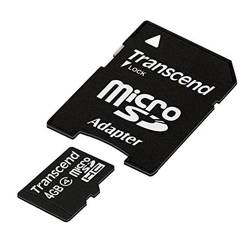 Transcend 4 GB Class 4 microSDHC Flash 메모리 카드 TS4GUSDHC4