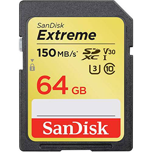 SanDisk 128GB Extreme SDXC UHS-I 카드 - C10 U3 V30 4K UHD SD 카드 - SDSDXV5-128G-GNCIN