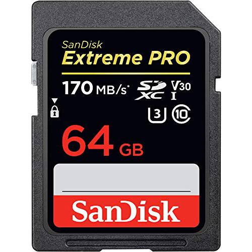 SanDisk 128GB Extreme 프로 SDXC UHS-I 카드 - C10 U3 V30 4K UHD SD 카드 - SDSDXXY-128G-GN4IN
