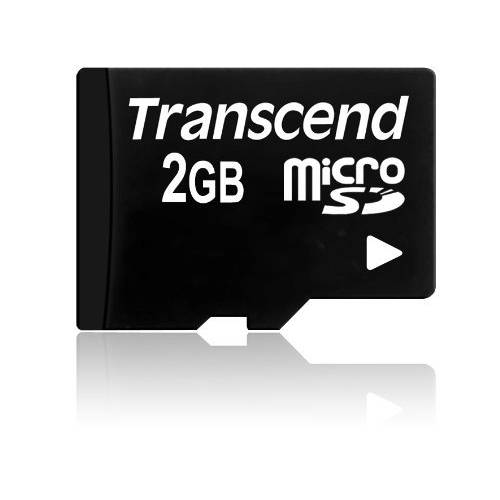 Transcend 2 GB 마이크로SD Flash 메모리 카드 (Without SD Adapter) TS2GUSDC