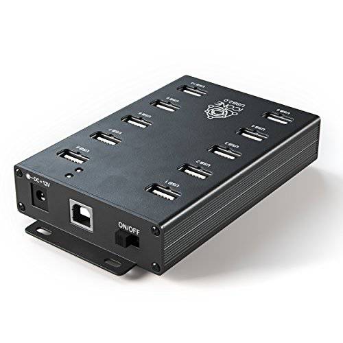 brandnameeng- 10 Ports USB 2.0 전원 허브 - USB 연장 분배 for 광산업 with 12V 5A 60W 어댑터