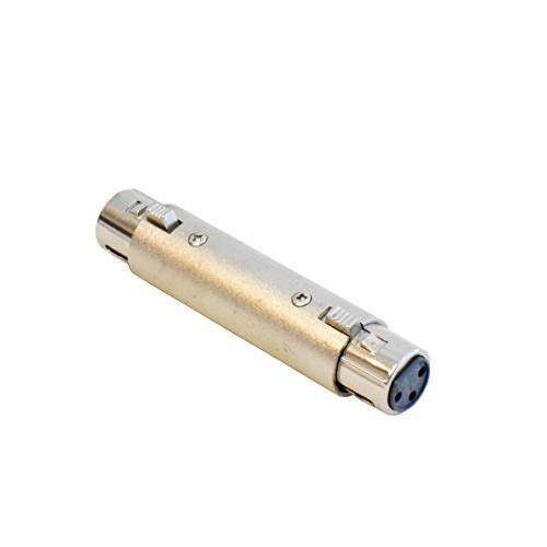 Audio2000’S ACC3153S XLR Female to TRS (1/ 4 Inch) Male Adapter, 밸런스드