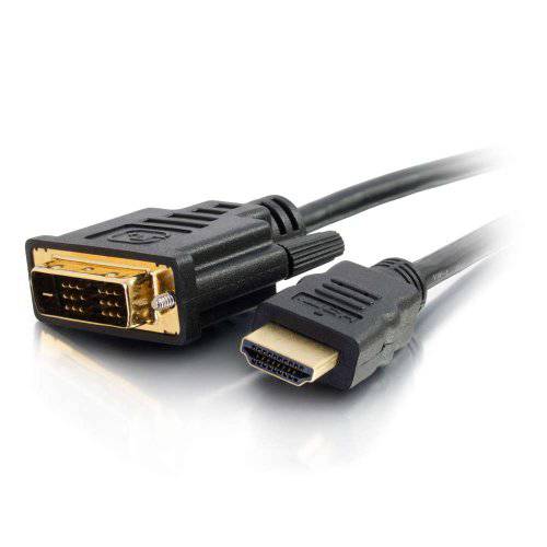 C2G 42517 HDMI to DVI-D 디지털 화상 케이블, 블랙 (9.8 Feet, 3 Meters)