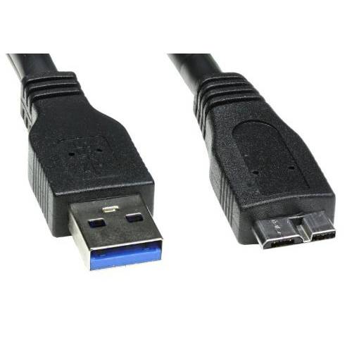BIPRA OEM 초고속 USB 3.0 케이블 A to 미니 B for WD/ Seagate/ Clickfree/ Toshiba/ 삼성 외장 하드 드라이브 (1ft - 35cm - 0.35m)