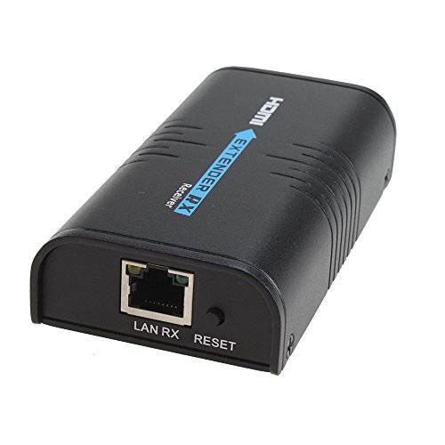 AGPtEK USB HDMI KVM 연장 Over Single Cat 5/ 5E/ 6/ 7 랜선, 랜 케이블- Signal 연장 Up to 120m/ 365Ft- USB 키보드 마우스 Support- 어댑터 for Residential/ Commercial 사용