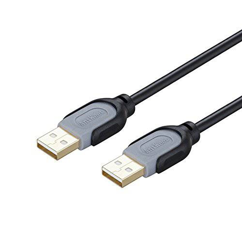 USB to USB 케이블, Antkeet 10ft USB 2.0 Type A to A 24/ 28AWG 케이블 케이블 Data 전송 for 하드디스크 Enclosures, Printers, Modems, Cameras, etc.