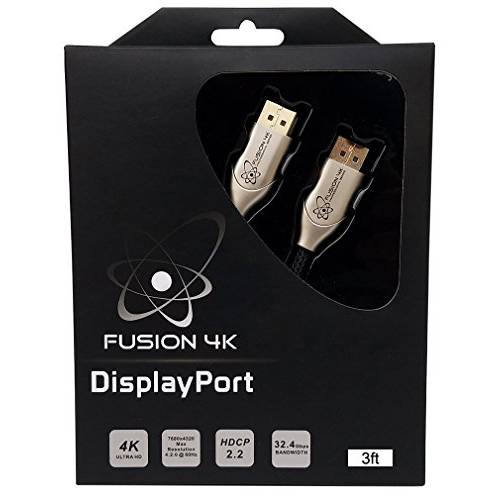 Fusion4k DisplayPort,DP 케이블 1.3 - 전문적인 Series 울트라 HD (6 Feet)