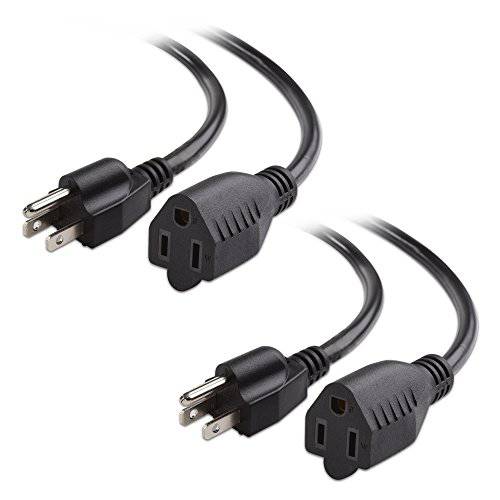 CableMatters 16 AWG 내구성, 튼튼 3 Prong AC 파워 연장 케이블 (Power 연장 Cable) 인 25 Feet (NEMA 5-15P to NEMA 5-15R)