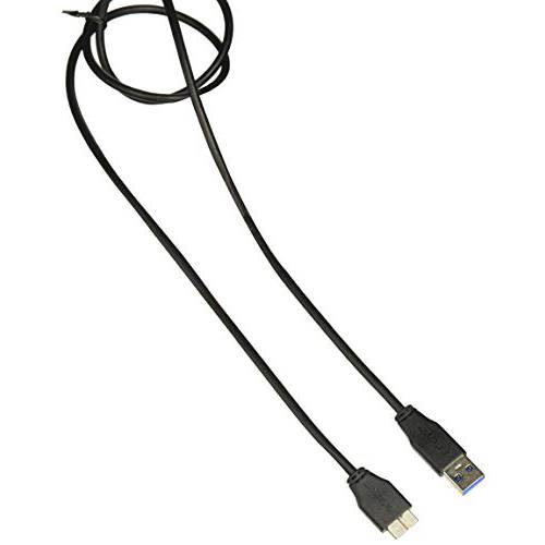 StarTech.com 15cm 6in 숏 슬림 USB 3.0 A to 미니 B 케이블 M/ M - 변하기쉬운 충전 동기화 USB 3.0 미니 B 케이블 for 스마트폰 and 태블릿 (USB3AUB15CMS), 블랙